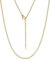 Suplight Catenina Oro Sottile Unisex da Uomo e Donna in Acciaio Inossidabile Catena Acciaio Uomo Collana Catena Donna Placcato Oro 14K Sottile 2mm Lunghezza 51cm