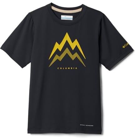 Columbia Tech Trail Utility Short Sleeve Graphic Crew, Funktionsshirt Kurzarm für Jungen