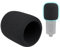SOULWIT 2Pcs Microphones Pop Filter for Audio-Technica ATH ATR2500X-USB Cardioid Condenser, Protective Mic Cover Windscreen Foam - Black