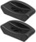 Didiseaon Dumbbell Rack Accessories Rubber Base Barbell Holder Shock Absorption Weight Plate Storage for Home Gym Organization Compatible Standard Weights
