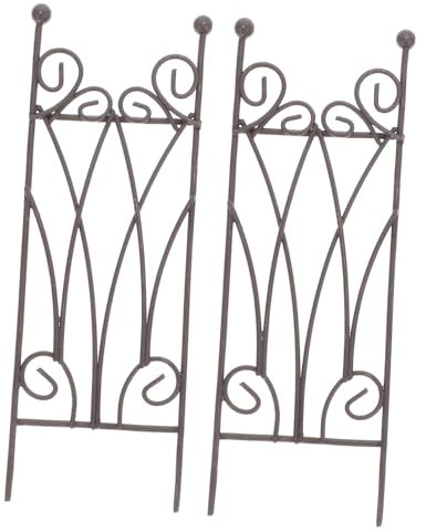 SOIMISS Kleiner Pflanzenstützpfahl Für Topfpflanzen Kleines Spalier Aus Eisen Für Kletterpflanzen Dekoratives Rankgitter Für Innen Und Gartenbereich Platzsparend Und Einfach Anzuwenden