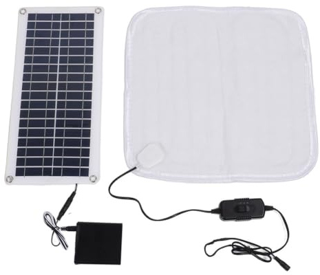 Malloy 12V 50W Solar Heating Pad for Winter Warm Foot Pad, Pet Heating Blanket, Solar Heating Electric Blanket B