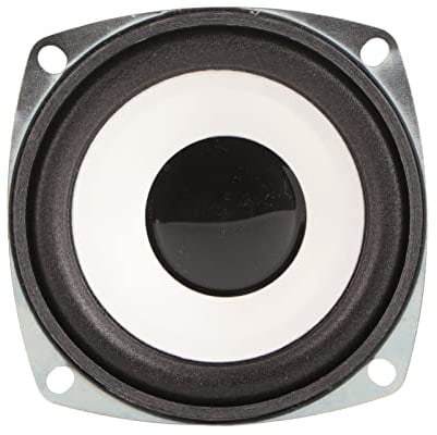 ASHATA Altoparlante Ad Alta sensibilità Altoparlante Full Range da 3 Pollici 4ohm 5W con Suono Chiaro e Trasparente per Cassa Multimediale