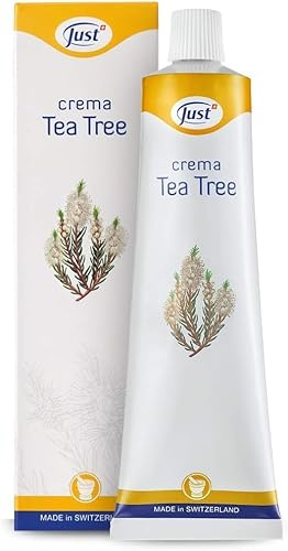 Just Crema Tea Tree, Prodotto Naturale per il Benessere, 50 ml, Made in Switzerland