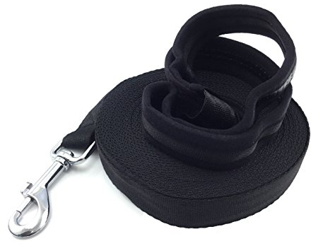 Scarlet pet | Hundeleine »Rocky H« mit gummiertem Griff und Karabinerhaken; Robustes Nylon; Schwarz; Längen: 3,5 Meter (3 Meter)