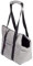 BOUTIQUE ZOO Hundetasche - Grau (Gesteppt), L bis 15 kg - Tragetasche für kleinen und mittleren Hund, Welpen, Katze