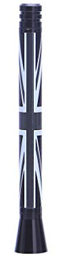 Xuniu Antenne Courte de Drapeau du Royaume-Uni Union Jack pour Mini Cooper S Countryman R55 R56 R60