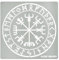 Aleks Melnyk #63 Schablone, Wikinger Kompass, Viking Runen, Metall Stencil Vorlagen for Painting, Vegvisir, Keltische Symbol, 1 Stück, Brandmalerei Schablone, Zeichnen, Germanen, Nordischer Kompass