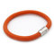 Wind Passion Orange Bracelet Corde Nautique Tressé Aimanté Magnétique pour Homme et Femme, Taille Large