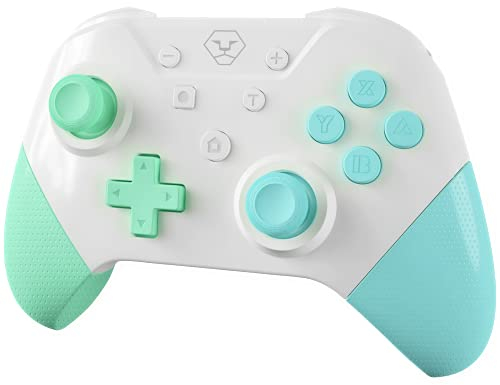 Switch Controller, AOLION Wireless Switch Pro Controller für Nintenndo Switch/Switch Lite mit eingebautem 620mAh Akku, unterstützt Gyro Axis, Turbo, NFC Amibo Funktion und Dual Vibration