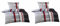 MB Warenhandel24 Bettwäsche Seersucker Microfaser 4 teilig Doppelpack Spar Set mit Reißverschluss 2X 135x200 cm + 2X 80x80 cm (Georg)