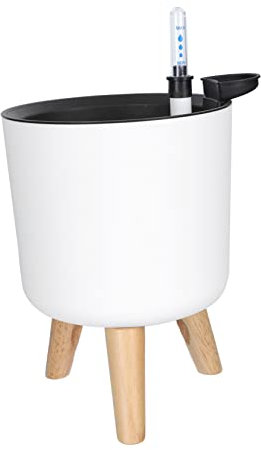 Didiseaon 1 Pc Jardinera De Piso Macetas De Autorriego Ser Flor Grande Contenedores De Flores De Autorriego Macetas con Riego Automático Casa Madera Plantas Suculentas Auto Rociado