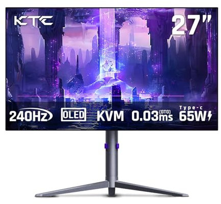 KTC Monitor OLED da 27 – 1440p 240Hz