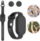 Zodors Wasserfeste Armband Schutzhülle für Samsung Galaxy SmartTag2, Silikon Schutzhülle, Kratzfest, Atmungsaktiv, Leicht, Schwarz, 25cm