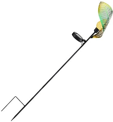 BESPORTBLE Luz de hoja solar luz de césped al aire libre adorno de césped al aire libre luces exterior solar decoración lámpara enchufable en forma de hoja lámpara de energía solar Decorar