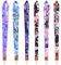 GTOTd Japanese Aesthetic lanyard Schlüsselband (6Pcs) für Schlüssel Telefon, Wave and Mount Fuji Geschenke Teens Lanyard mit Metall Verschluss für Brieftasche Kreuzfahrt