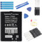 Fuworance Batteria compatibile con Nintendo 3DS, 2DS, 2DS XL, compatibile con Switch CTR-003, console di gioco, batteria agli ioni di litio di ricambio con strumenti di riparazione