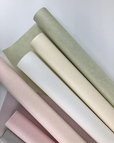 Traditionelles koreanisches Geschenkpapier zum Verpacken von Geschenken und Blumen (1 Rolle, 9m x 53 cm) (Sky Blue)