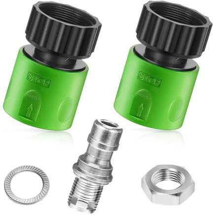 ZOOMIMI Aufsitzrasenmäher Set Zubehör Hocheffizientes Deck Wash Adapter Set Metallstruktur für einfache Wartung