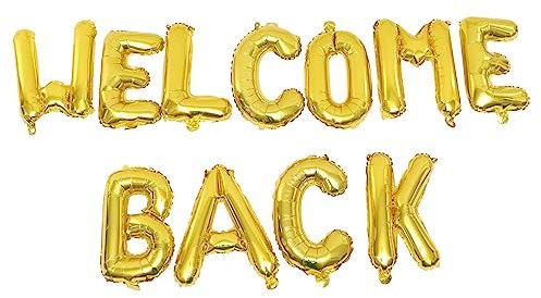 Cabilock Set Di Palloncini Pubblicitari Con Lettere in Lamina Per Decorazioni Scolastiche E Per Lufficio