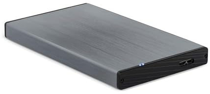 Externes Gehäuse 2,5 Zoll 9,5 mm SATA USB 3.0/3.1 Gen1, ideal für den Anschluss externer Festplatten und SSDs, schnelle Datenübertragung.