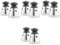 Healifty 4sets Pressure Cooker Pressure Limiting Valve Nozzle Fastener Tank Air Pressure Relief Pipe Gasket Pump Steam Canning Rack Gauge Power Pot Hawkins Pressure Weight Duo Silver 2pcs*4