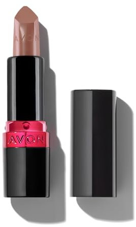 Avon Ultra Creamy Satin-finish Lipstick Pinched Pink with Vitamin E, Avocado Oil and Jojoba Oil for a Creamy and Comfy Feel, Rich Colour and Full Coverage, Cruelty Free