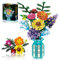 honchoes Flowers Bouquet Building Set Sunflower Roses Botanical Collection for Adults -1853pcs