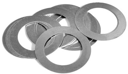 Générique 0,1/0,2/0,3/0,5/1 mm M2 M3 M4 M5 M6 M7 M8 M9 M10 M12 -M40 DIN988 304 Joint de cale de réglage en acier inoxydable Rondelle plate ultra fine(M6x12 50pcs,0.1mm Thickness)
