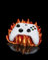 Flame Design Gaming Controller Stand, Compatible with Xbox Series X/S and Xbox One, Orange Fire Display Holder