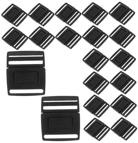 Holibanna 100stücke Center Release Buckles Für Hüte Pack Leichte Kunststoffverschlüsse Praktische Schnallen Für Hüftgurte Taschen Haustierhalsbänder Und Mehr Stabil Und Langlebig