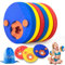 Aitsite 6PCS Manguitos Piscina para Niños, EVA bebé Flotadores de Piscina Espuma, Piscina Discos Flotadores, Manguitos Dolphin con Bolsa de Almacenamiento Portátil, para Niños de 2-6 años