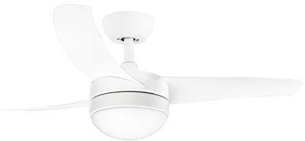 Orbegozo CP 128105 Ventilador de Techo 105 cm Motor DC 40W | 6 Velocidades, 3 Aspas Silencioso, Mando a Distancia Reversible Verano/Invierno, LED 24W 1200 lm 3000-6500K