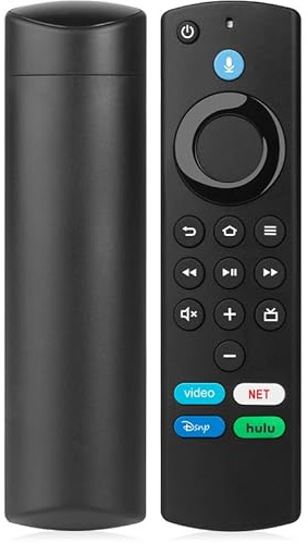 Replacement Firestick Remote Control fit for Fire Smart TV Stick,for Stick Lite/Stick 4K/TV Cube(2nd Gen/1st Gen/3rd Gen)/TVs Stick(2nd Gen/3rd Gen) with Voice Controller & Fire Smart TV 3rd Gen