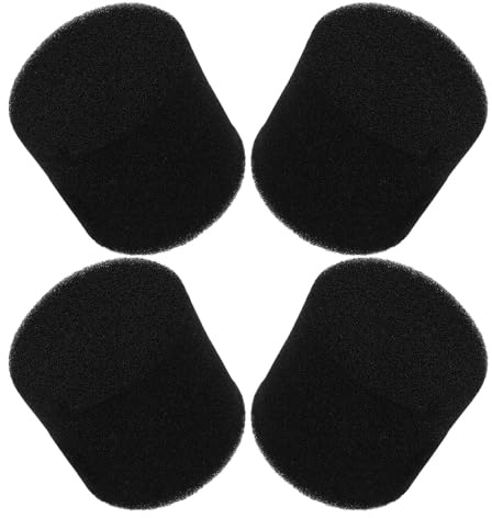 Kichvoe 4pcs Black Sponge Subwoofer Port Tube Plugs for Car Subwoofers and Home Speakers, High-density Air Vent Stoppers with Vibration Reduction and Wind Noise Minimizing Features