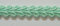 1A-Kurzwaren 32m Posamentenborte 6mm breit Farbe: Mint 2318-191