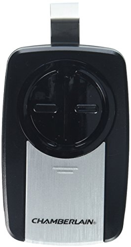 CHAMBERLAIN KLIK3U-SS Garagentoröffner mit 2 Tasten, Fernbedienung mit Visier-Clip, Silber, 1-(Pack)