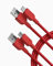 Anker Charger Cable [2 pack, 6ft], 310 USB A to Type C, Nylon Fast Charging for Samsung Galaxy Note 10 Note 9/S10+ S10, LG V30 (USB 2.0, Red)