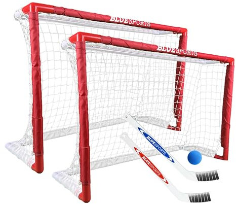 Blue Sports Mini Hockey Goal Set Hockey Tor
