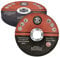 Dischi da taglio professionali, 115 mm x 1,2 mm x 22,23 mm, per smerigliatrice angolare, in acciaio inox, 20 pezzi