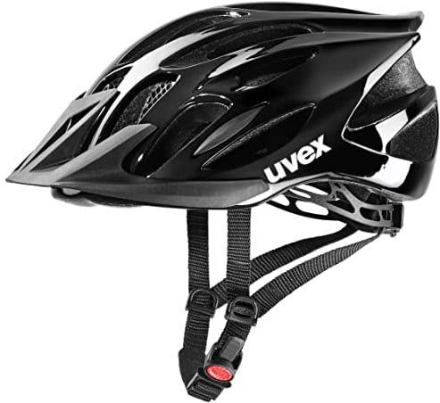 uvex flash - leichter Allround-Helm für Damen und Herren - individuelle Größenanpassung - waschbare Innenausstattung - black - 57-61 cm