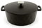 HearthStone Cookware - Cocotte Diamond de Hierro Fundido Esmaltado, Negro Satinado, 28 cm, 6.9 l. Para Todas las Superficies, incluyendo Inducción y Horno.