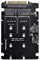 ChenYang M.2 NVME PCIE SSD vers U.2 SFF - 8639 et NGFF SATA SSD vers SATA 2 en 1 PCBA Adaptateur combiné