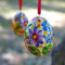 Handgefertigtes Ukrainisches Osterei Aus Holz 6-6,5 Cm Mit Floralem Muster Hochwertiger Osterschmuck