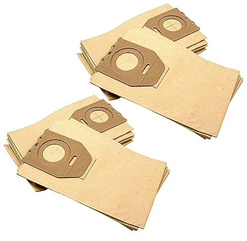vhbw 20x Staubsaugerbeutel kompatibel mit Privileg/Quelle 103 724/103724, 227 794/227794 Staubsauger - Papier, 29cm x 17,5cm