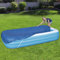 komsoup piscina para piscinas rectangulares fáciles establecer y piscina inflable, piscina rectangulares sobre el suelo, manta bañera hidromasaje 305 x