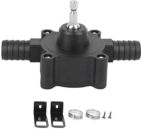 Mini Electric Drill Pump, Portable Electric Drill Pump Oil Liquid Water Hand Self-Priming Transfer Pumps Fast Pumping Speed