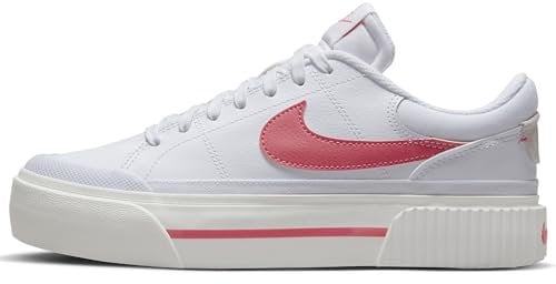 Nike Scarpe Wmns Court Legacy Lift TG 39 cod DM7590-102, Bianco Rosa