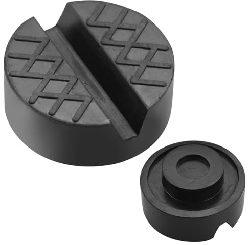 1 Pcs Car Jack Pad Non-slip Rubber Pads Slotted Trolley Jacking Rubber Blocks Cars Repair Accessories Universal Floor Jack Pad Adapter for Trolley Jack