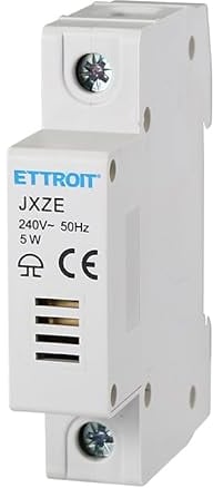 ZOREI Campanello Per Guida DIN, Suoneria Da Barra DIN, 220V 5W, Occupa 1 Modulo DIN